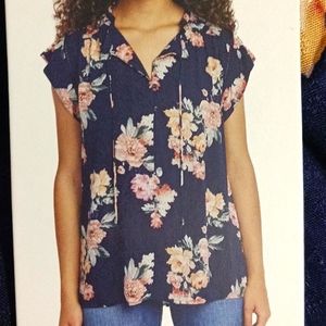 Buffalo Floral Woven Top